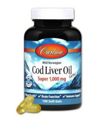 Cod Liver Oil, Super 1,000 mg