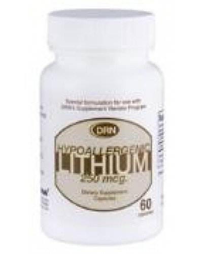 DRN Lithium 250mcg Capsules - Hypo 60 ct