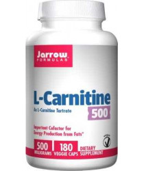 L-Carnitine 500, (500 mg, 180 Capsules)