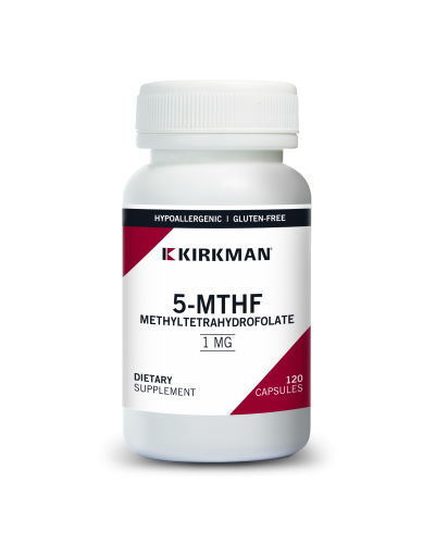 5-MTHF ([6S]-5-Methyltetrahydrofolate) 1 mg - Hypoallergenic 120 ct