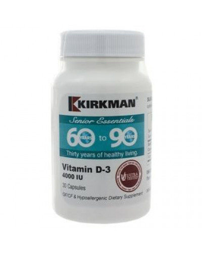60 to 90 Vitamin D-3 4000 IU 30 Capsules