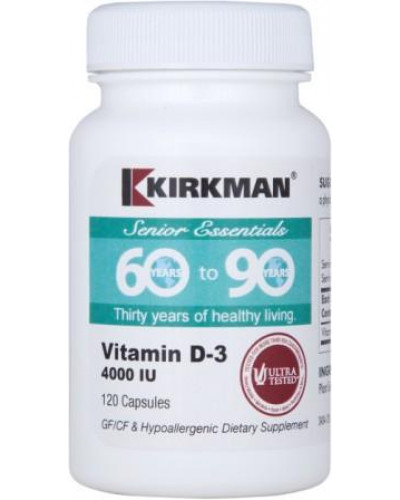 60 to 90 Vitamin D-3 4000 IU - Hypoallergenic(120 caps)