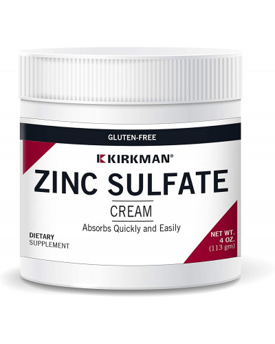 Zinc Sulfate Topical Cream 4 oz  