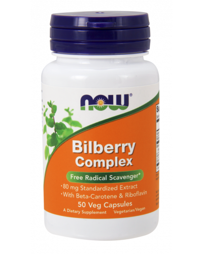 Bilberry Complex 80 mg 50 Veg Capsules