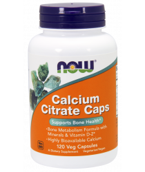 Calcium Citrate Veg 120 Capsules