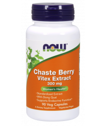 Chaste Berry Vitex Extract 300 mg Veg Capsules