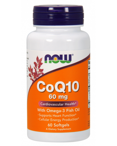 CoQ10 60 mg w/ Omega 3 Fish Oils 240 Softgels