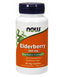 Elderberry 500 mg Veg Capsules