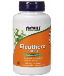 Eleuthero 500 mg 100 Veg Capsules