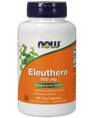 Eleuthero 500 mg 100 Veg Capsules
