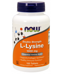 L-Lysine, Double Strength 1,000 mg 250 Tablets