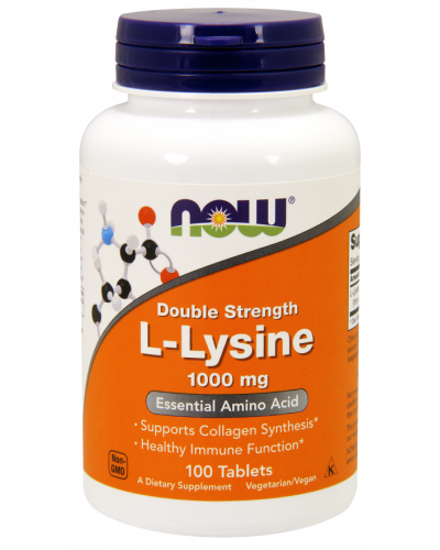 L-Lysine, Double Strength 1,000 mg 250 Tablets