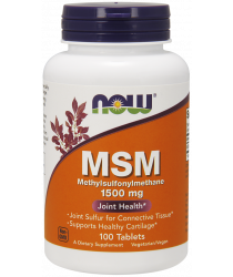 MSM 1500 mg 100 Tablets