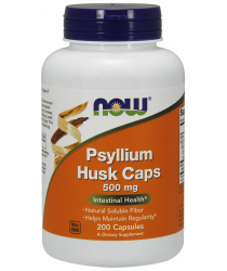 Psyllium Husk 500 mg 200 Capsules