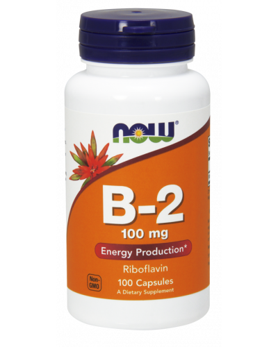 Vitamin B-2 (Riboflavin) 100 mg Capsules
