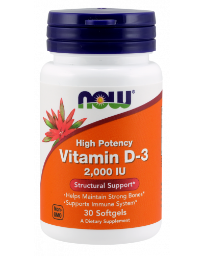 Vitamin D-3 2,000 IU 30 Softgels