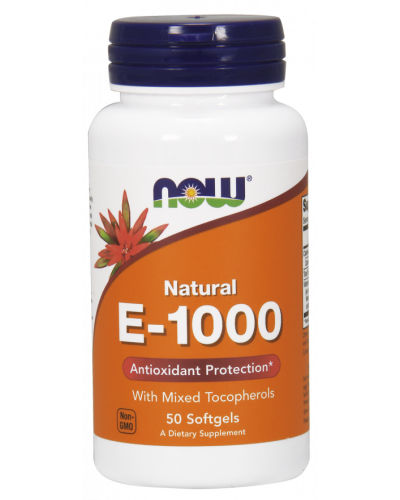 Vitamin E-1000 IU Mixed Tocopherols 50 Softgels