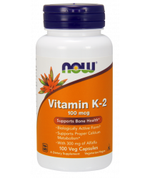 Vitamin K-2 100 mcg Veg Capsules