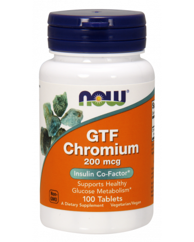 GTF Chromium 200 mcg 100 Tablets