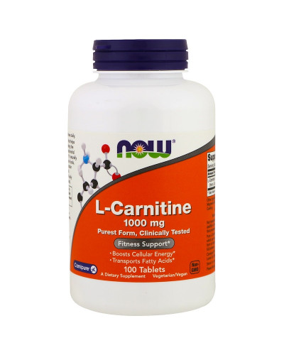 L-Carnitine, 1000 mg, 100 Tablets