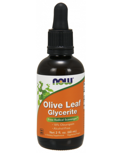 Olive Leaf Glycerite 18% - Vegetarian - 2 oz