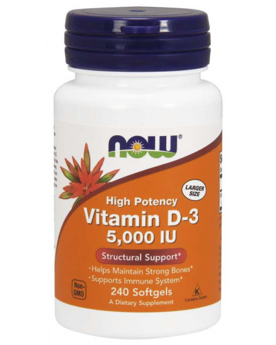 Vitamin D-3 5,000 IU 240 Softgels