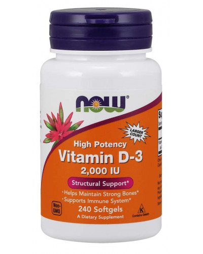 Vitamin D-3 2,000 IU 240 Softgels