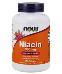 Niacin 500 mg 250 Tablets