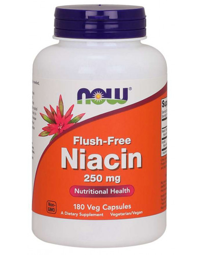 Flush-Free Niacin 250 mg 180 Veg Capsules