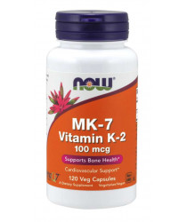 MK-7 Vitamin K-2 100 mcg 120 Veg Capsules