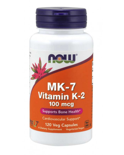 MK-7 Vitamin K-2 100 mcg 120 Veg Capsules