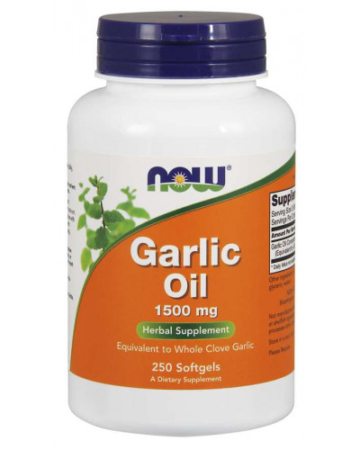 Garlic Oil 1500mg 250 Softgels