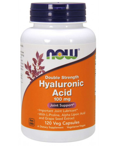 Hyaluronic Acid 100mg 120 Veg Capsules