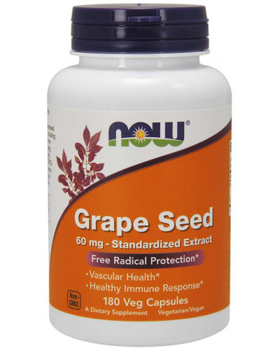 Grape Seed 60 mg 180 Veg Capsules
