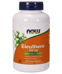 Eleuthero 500 mg 250 Veg Capsules
