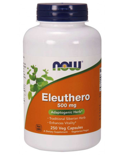 Eleuthero 500 mg 250 Veg Capsules