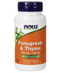 Fenugreek & Thyme 350 mg / 150 mg Veg Capsules