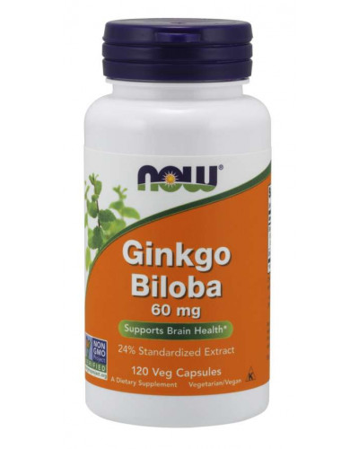 Ginkgo Biloba 60 mg 120 Veg Capsules