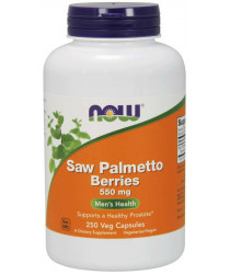 Saw Palmetto Berries 550 mg 250 Veg Capsules