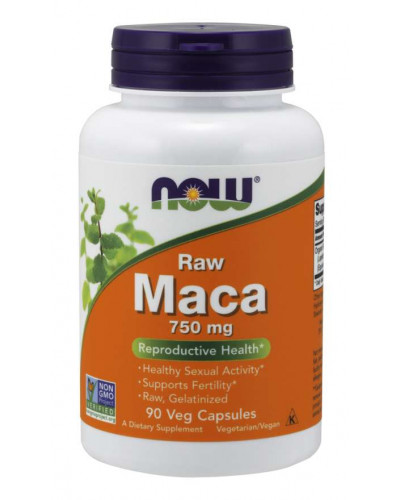 Maca 750 mg Raw 90 Veg Capsules