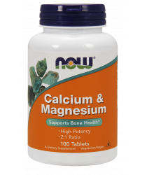 Calcium & Magnesium 100 Tablets