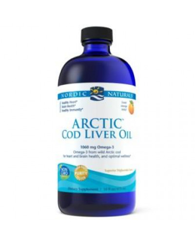 Nordic Naturals® Arctic Cod Liver Oil Liquid - Orange Flavor 16 oz