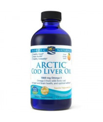 Nordic Naturals® Arctic Cod Liver Oil Liquid - Orange Flavor 8 oz