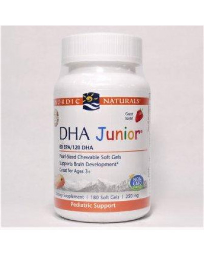 Nordic Naturals® DHA™ Junior - Strawberry - Gel Capsules 180 ct