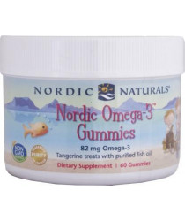 Nordic Naturals® Nordic™ Omega-3 Gummies - Tangerine Flavored 60 ct
