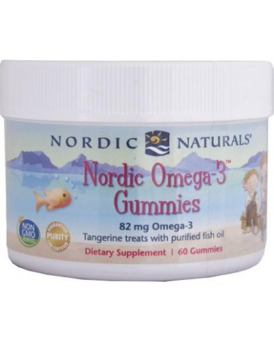 Nordic Naturals® Nordic™ Omega-3 Gummies - Tangerine Flavored 60 ct