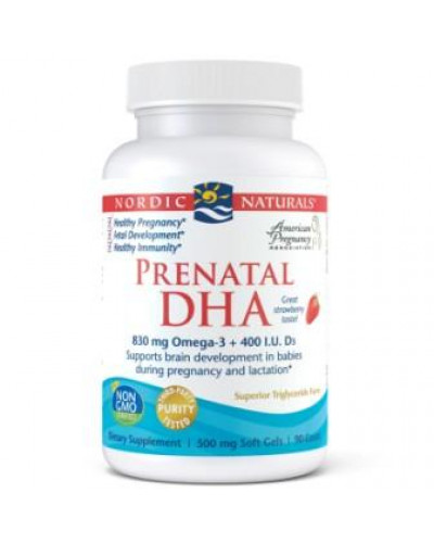 Nordic Naturals® Prenatal DHA 90 ct (STRAWBERRY)