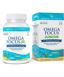 Omega Focus Junior 120 Softgels - Nordic Naturals