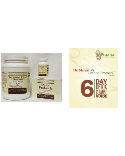 Dr Manisha’s Praana Protocol approved 6 day Detox Cleanse Kit 1