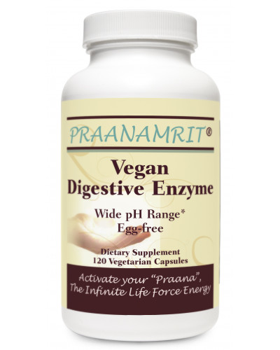 Vegan Digestive Enzyme (Wide pH Range, Egg Free) - 120 Veg Caps